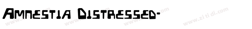 Amnestia Distressed字体转换